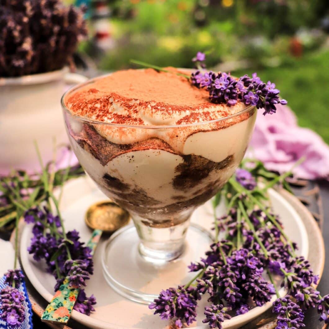 Lavender Tiramisu with Spiced Rum