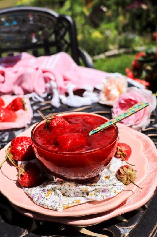 Strawberry Jam with Amaretto
