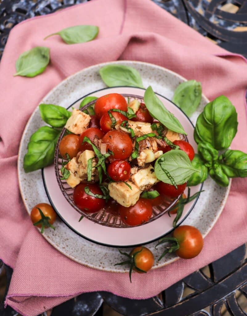 Balsamic Cherry Tomatoes with Feta