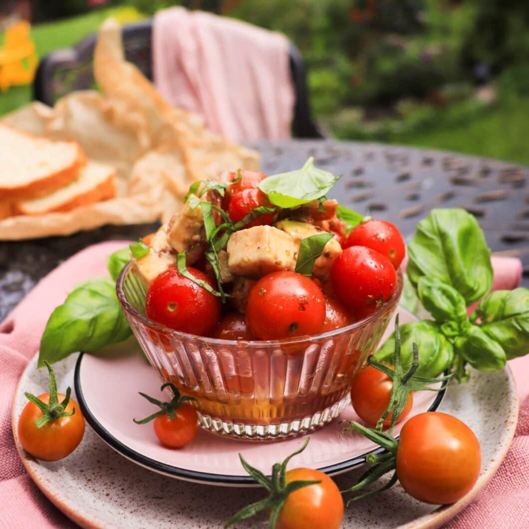 Balsamic Cherry Tomatoes with Feta