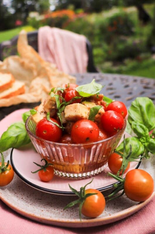 Balsamic Cherry Tomatoes with Feta
