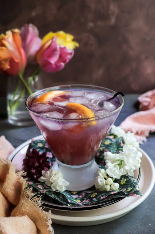 Grapefruit Cocktail with Gin, Honey and Vanilla