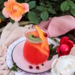 Grapefruit Tonic with Rose Syrup