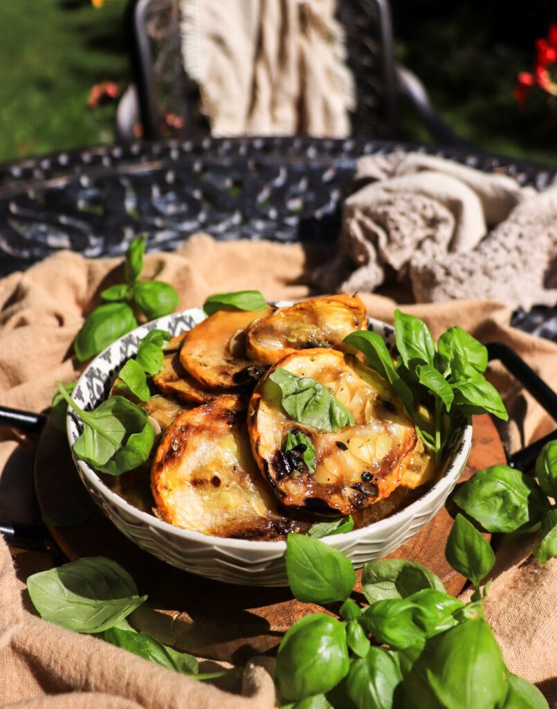 Grilled Marinated Zucchini with Balsamic and Honey
