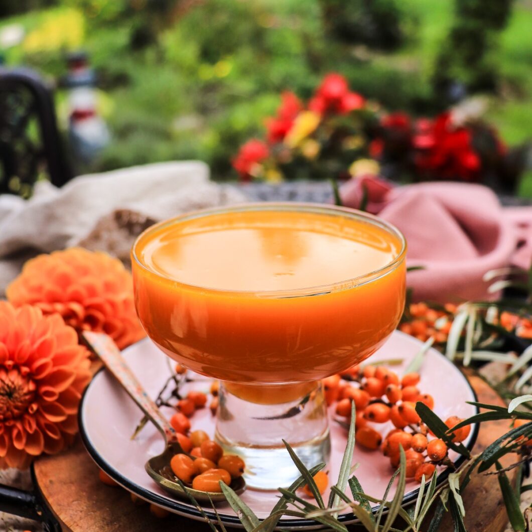 Homemade Sea Buckthorn Syrup (Concentrate)