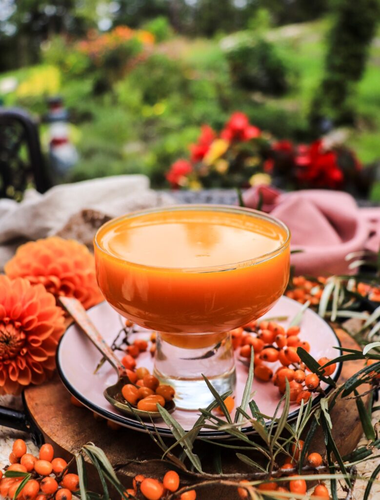 Homemade Sea Buckthorn Syrup (Concentrate)
