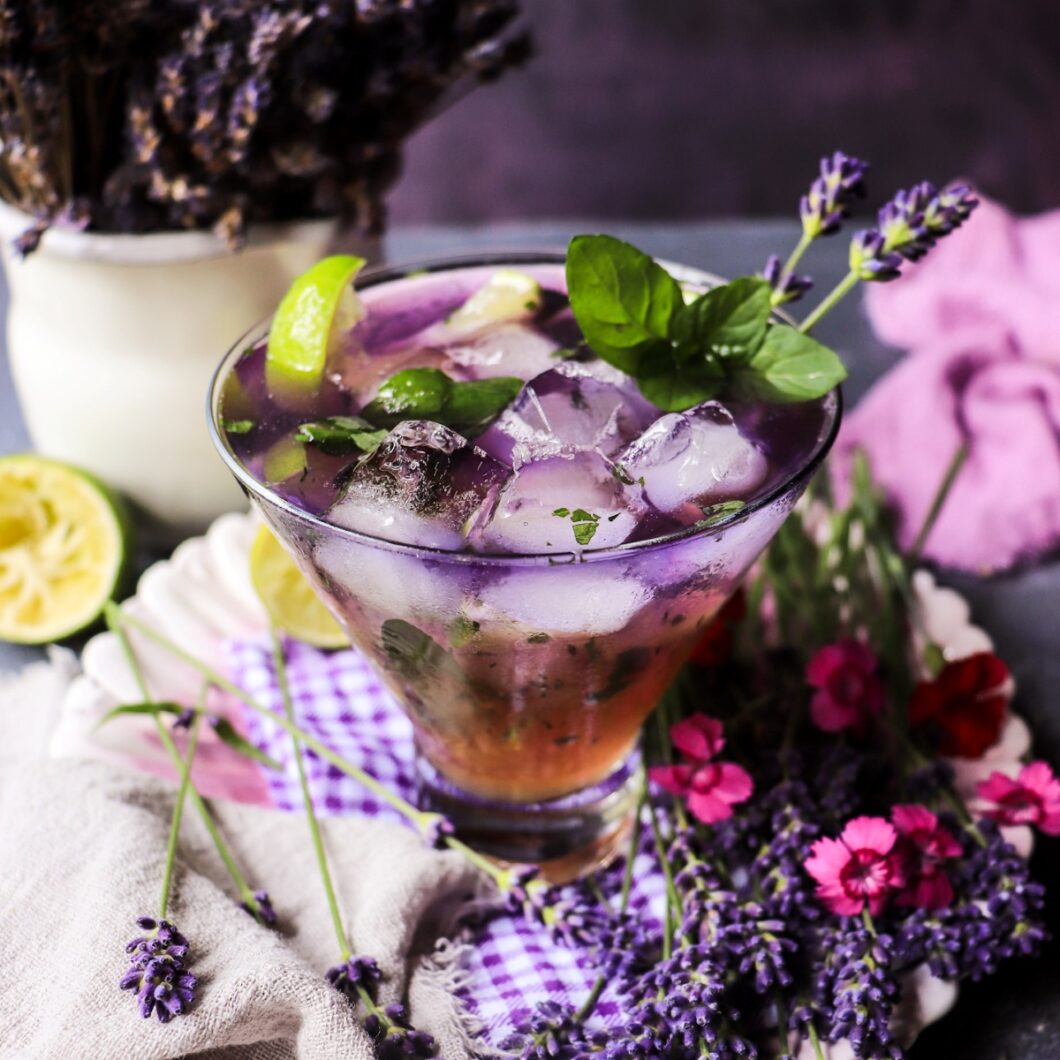 Lavender Gin Mojito with Empress 1908