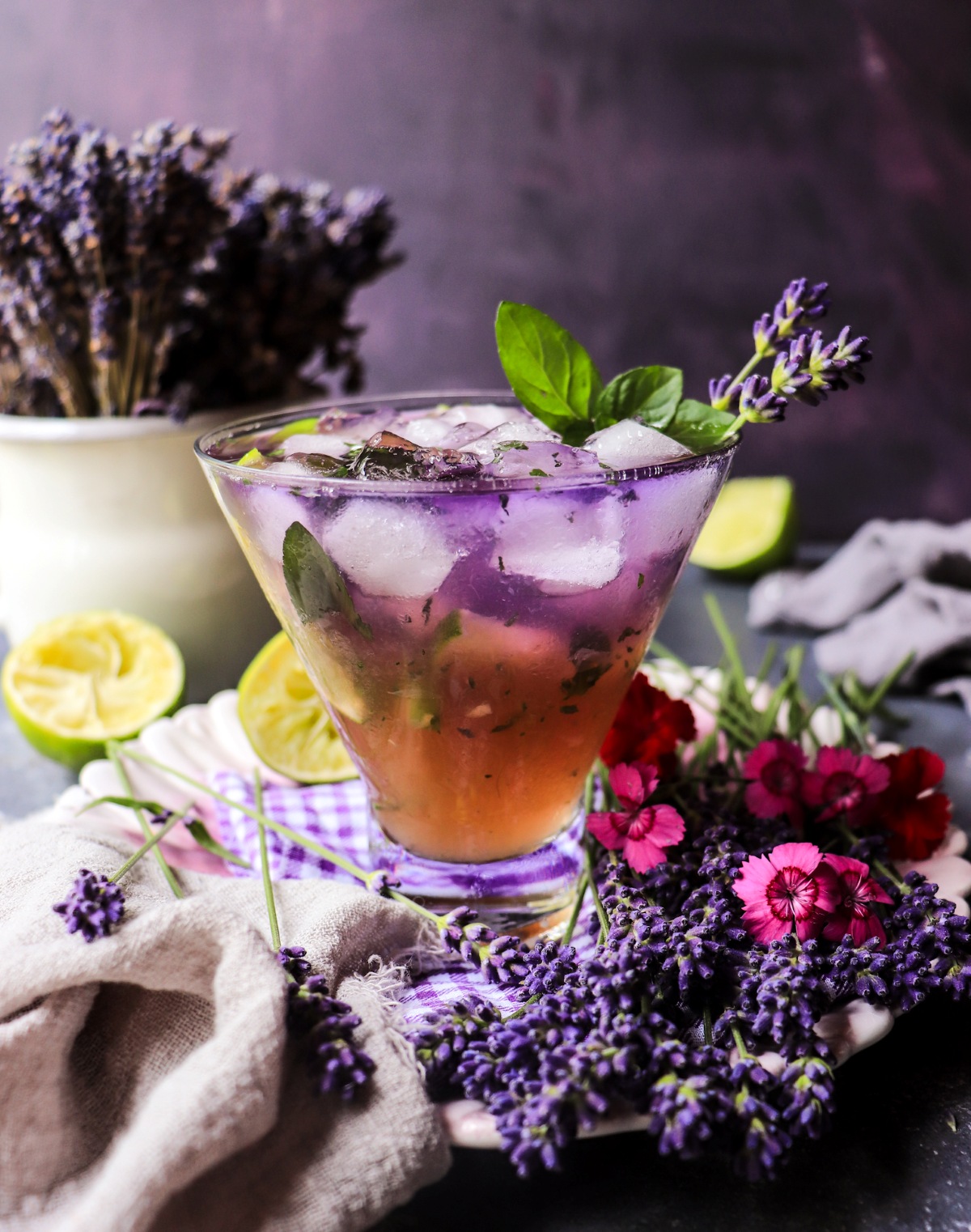 Lavender gin mojito with Empress 1908