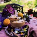Lemon Curd with Crème de Violette