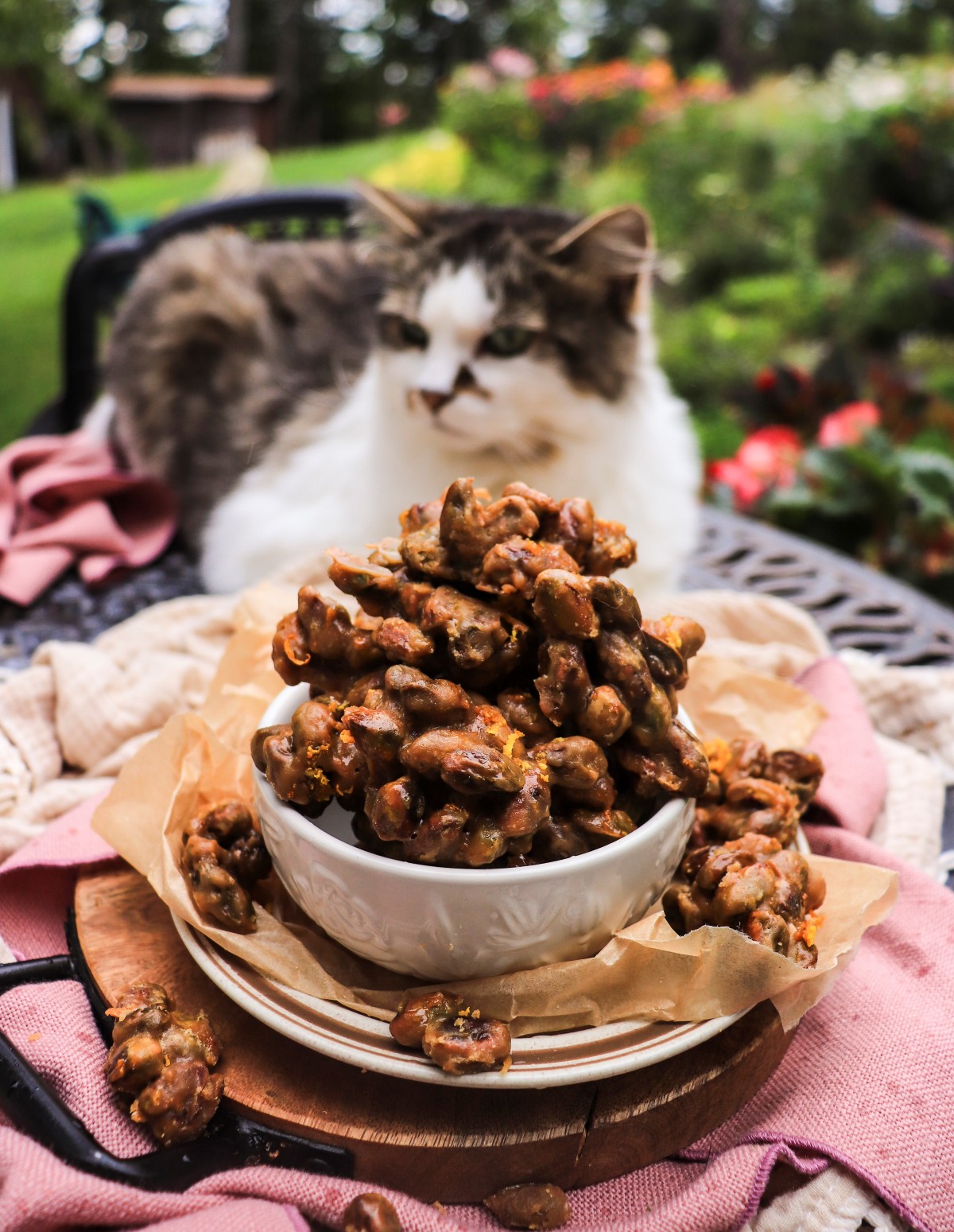 maple candied pistachios (stovetop recipe)