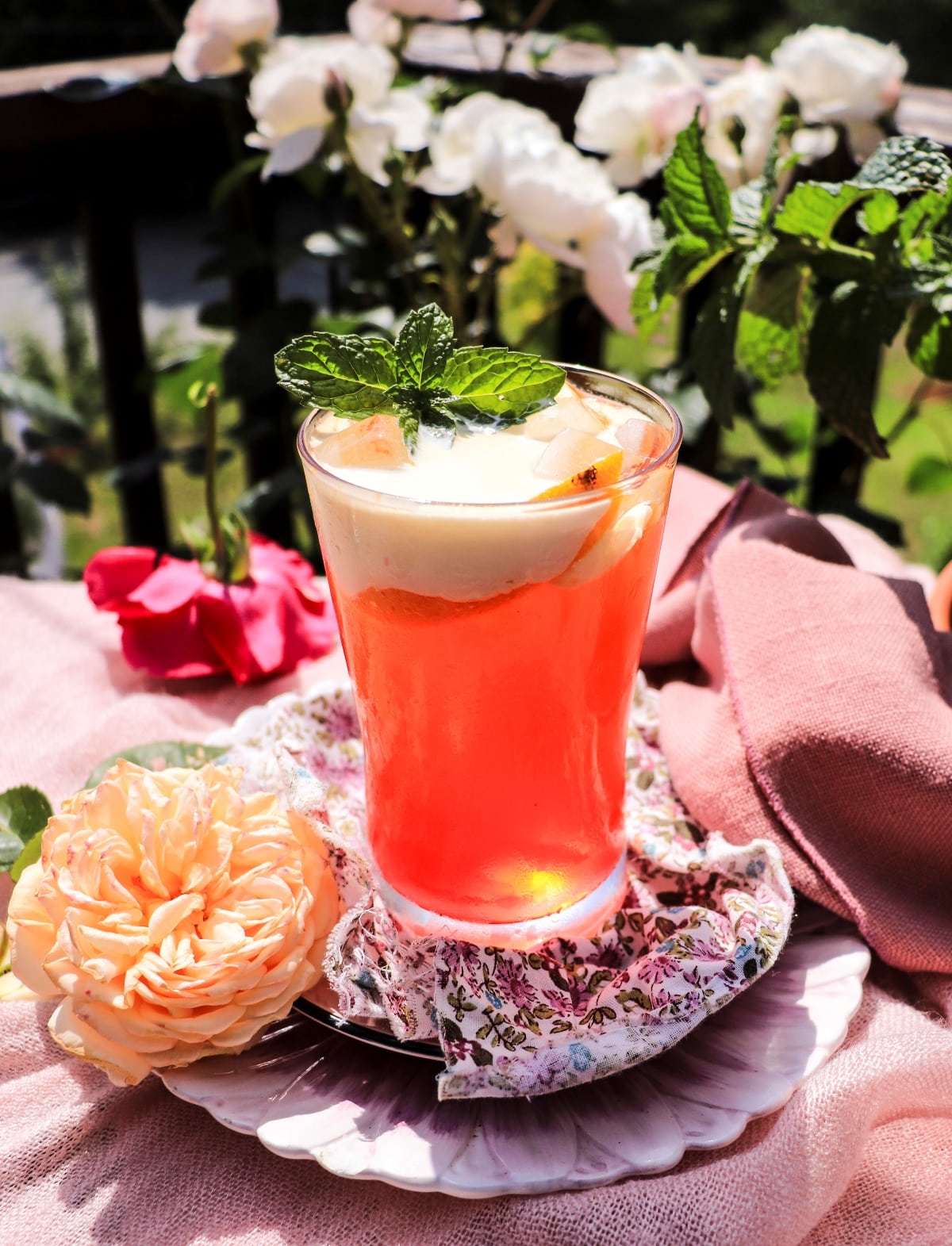 rose orange cream soda