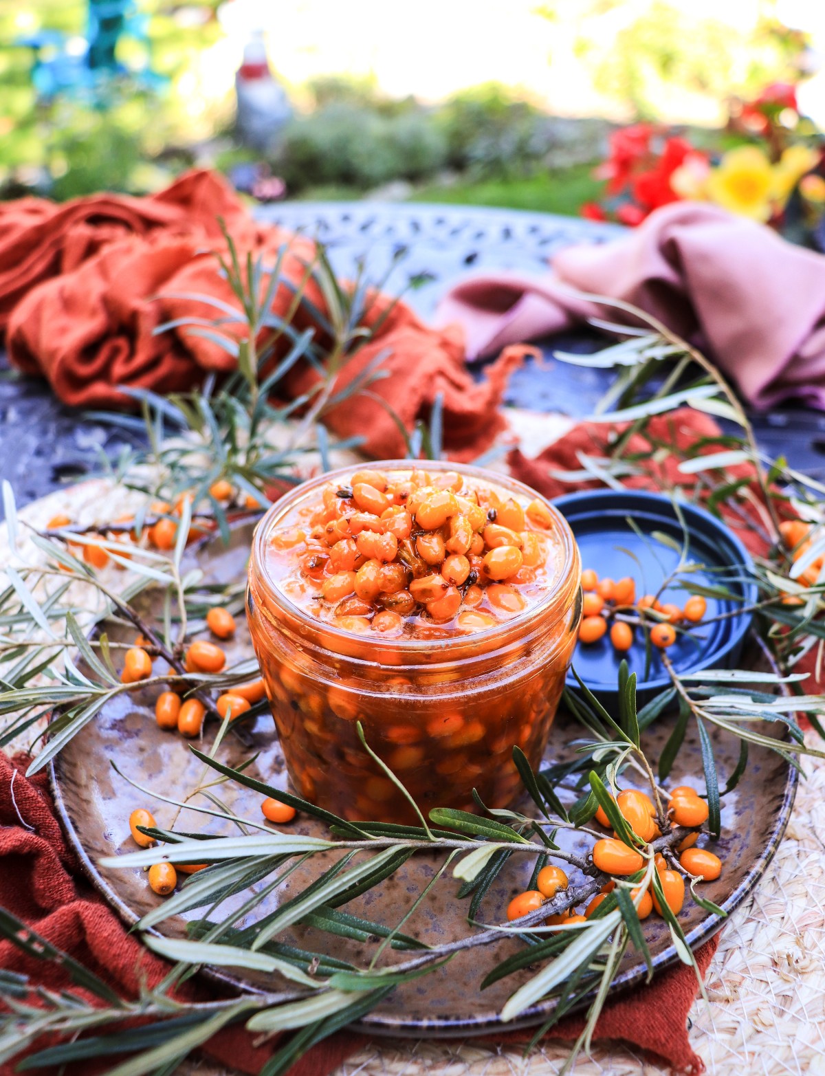 sea buckthorn berry (seaberry) preserves without cooking