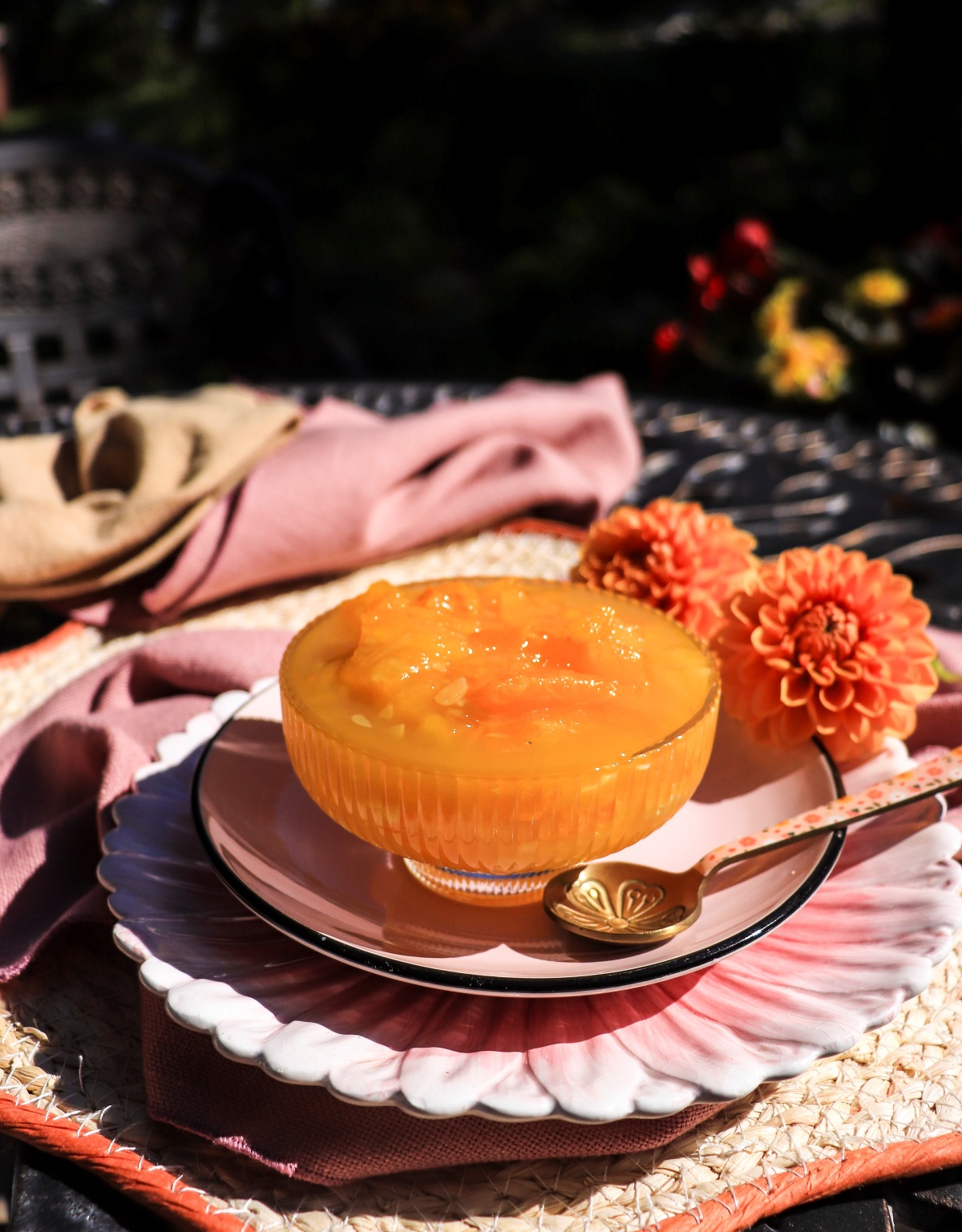 zucchini orange jam with orange and lemon flavours