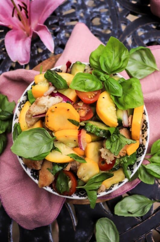 Zucchini Panzanella