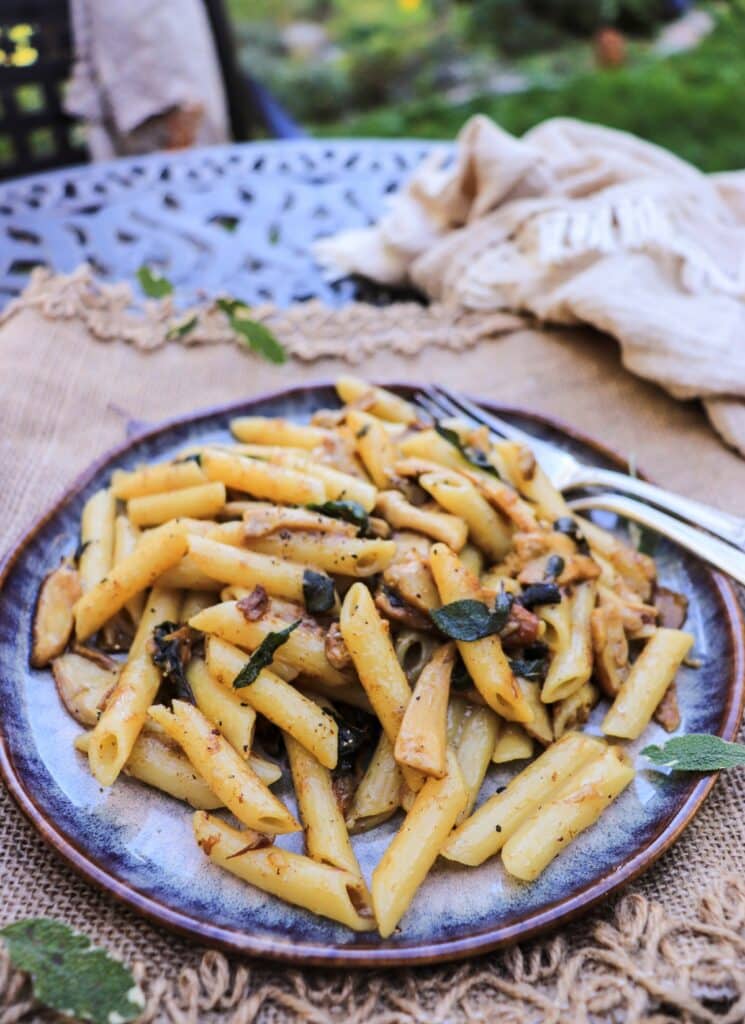 Brown Butter Porcini Pasta with Sage