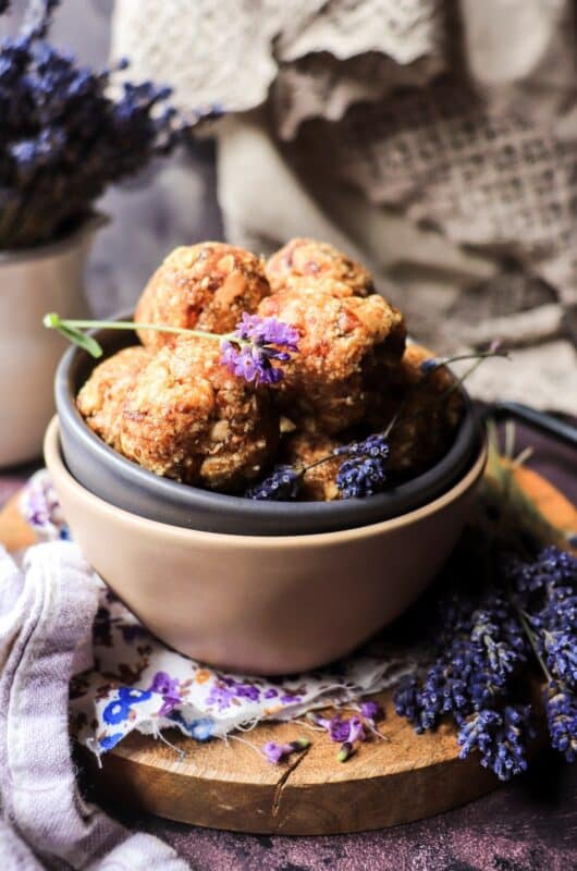 Date Cashew Truffles with Lavender