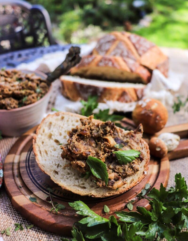 Rustic Porcini Mushroom Spread